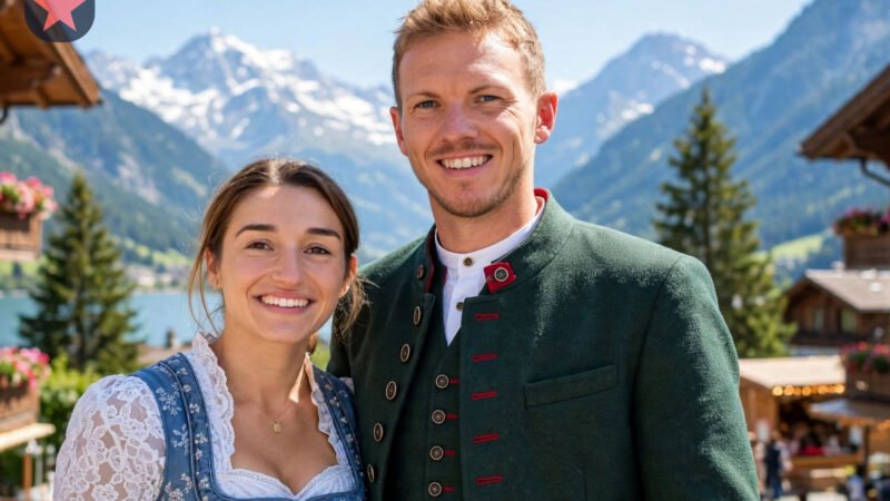 Julian Nagelsmann und Lena Wurzenberger